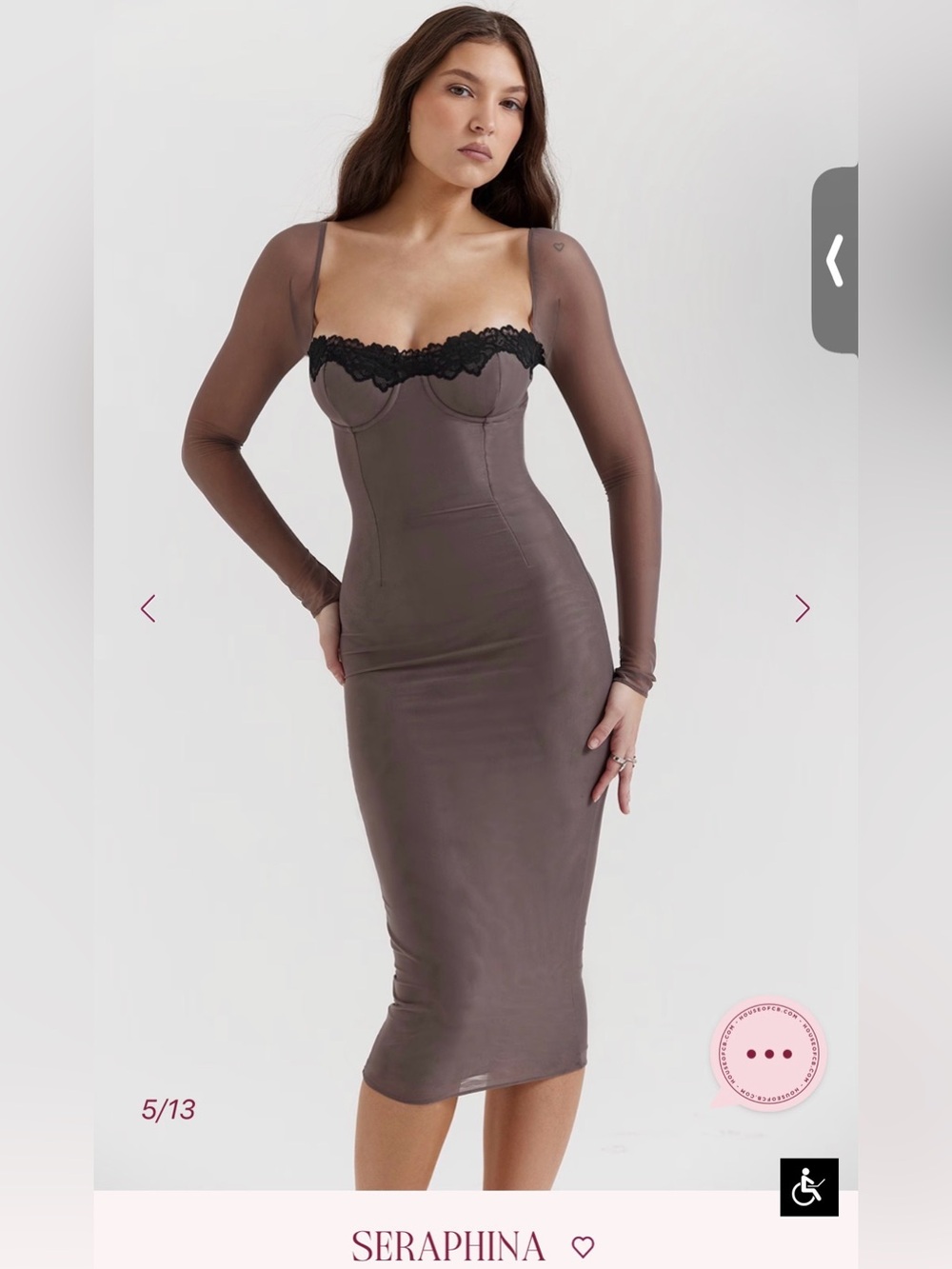House of CB Seraphina Midi Dress - Picture 2 of 5